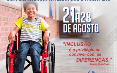 “Conectar e somar para construir inclusão”: 21 a 28/8 – Semana Nacional da Pessoa com Deficiência Intelectual e Múltipla